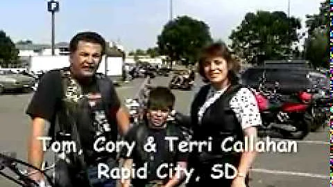 Sturgis Motorcycle Rally, Tom, Cory & Terri Callahan