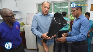 Health Minister Dr Christopher Tufton tours Sir John Golding Rehabilitation Centre