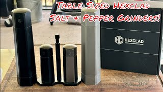 Hexclad Table Sized Premium Salt and Pepper Grinders