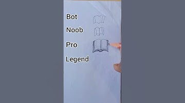 bot vs noob vs pro vs legend challenge #drawing
