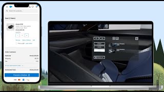 Unity + Salesforce integration: 3D car configurator demo screenshot 4