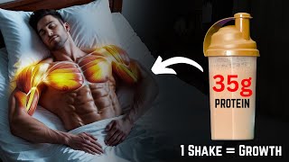 Drink THIS Before Bed to BOOST Muscle growth! (Whey vs Casein Explained)