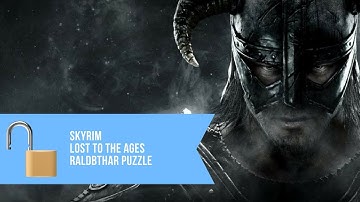 Skyrim Lost to the ages - Raldbthar Puzzle HD
