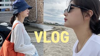 [vlog]강원도 고성 여행(조용한 강원도 여행/바다 수영/대게! 닭강정! 소주! 라면!/인생 막국수와 수육/가리비찜/오징어 순대랑 북어국수/동네 밥집에서 해장하기/아야진 해변)