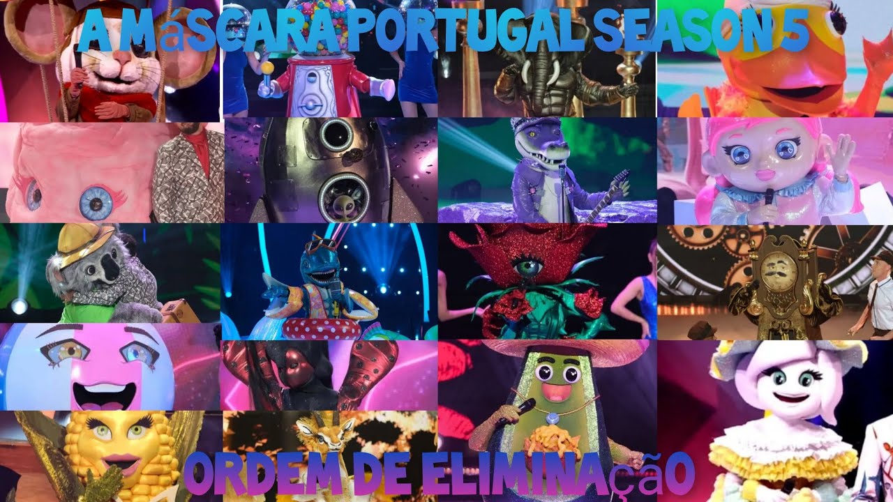 A máscara Portugal temporada 5 ordem de eliminação