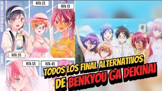 How did Bokutachi wa Benkyou ga Dekinai? (We Never Learn) end? All routes. Wealth