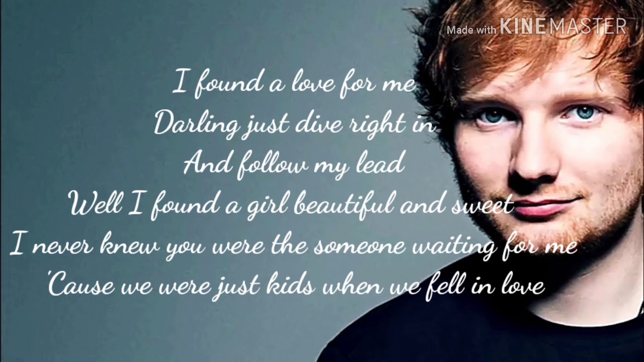 Perfect lyrics Ed Sheeran YouTube