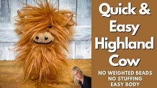 *NEW* Quick & Easy DIY Highland Cow/No Weighted Beads or Stuffing by Patti J. Good 13,572 views 2 months ago 13 minutes, 44 seconds