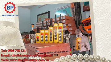 Cung cấp tay nút bấm điều khiển cầu trục, nút bấm điều khiển cầu trục 2 nút, 4 nút, 6 nút, 8 nút