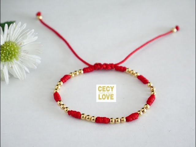 NFEGSIYA Pulsera de Hilo Rojo Cuerda Tejida afortunada Pulseras