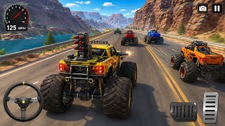 🔥Monster truck impossible offroad racing 3D - extreme Giant truck  simulator - Android gameplay 🚛 #9 screenshot 5