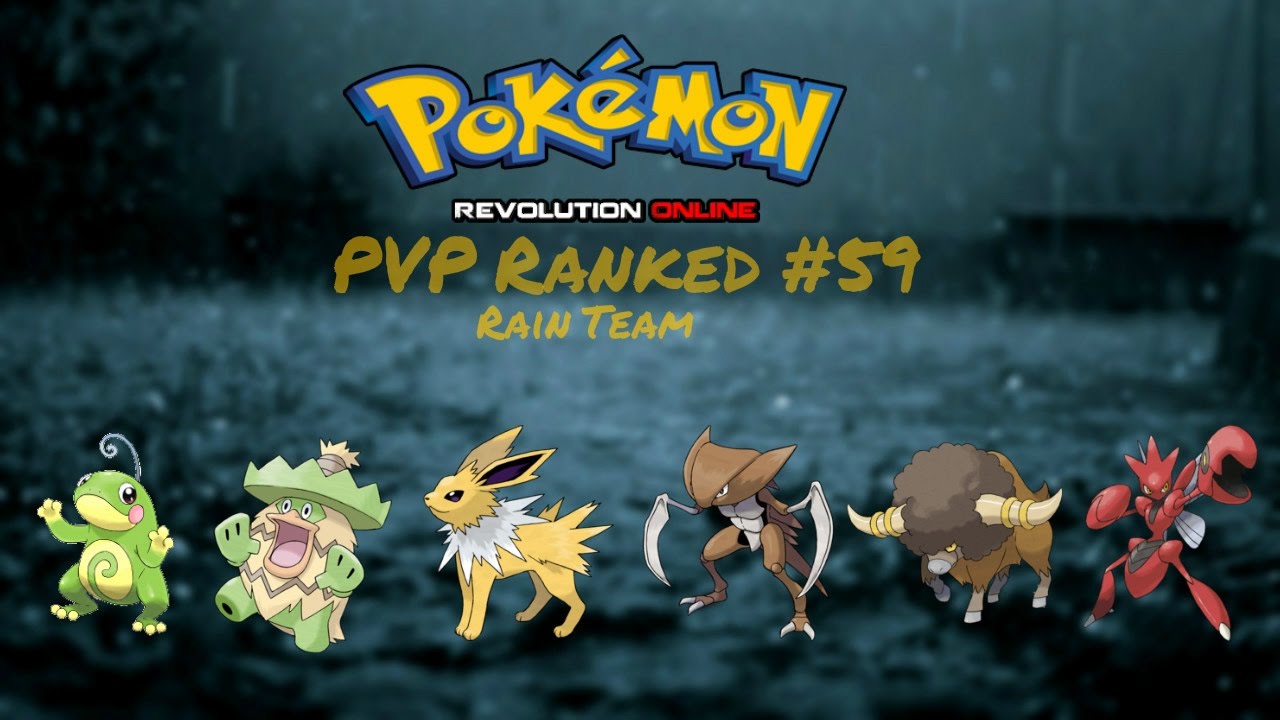 "Rain Team" Ranked PVP Pokemon Revolution Online 59 YouTube