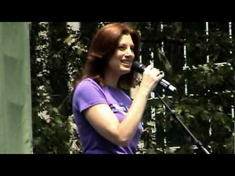 Jessica Phillips sings "I Miss The Mountains" at Broadway in Bryant Park on July 29, 2010