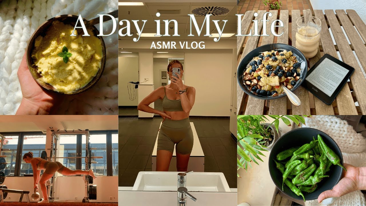 ASMR Vlog | A Day In My Life (Healthy Recipes, Gym Routine, Skincare, Work) (Whispered Voiceover)