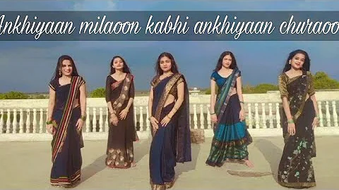 Ankhiyaan milaoon kabhi ankhiyaan churaoon dance | Madhuri Dixit|