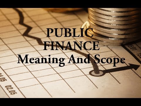 Public and Private Finance  their Role in Economy