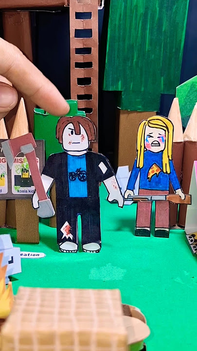 99 NIGHTS IN THE FOREST ROBLOX paper game #99nightintheforest