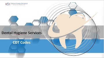 CDT Codes for Dental Hygiene Services