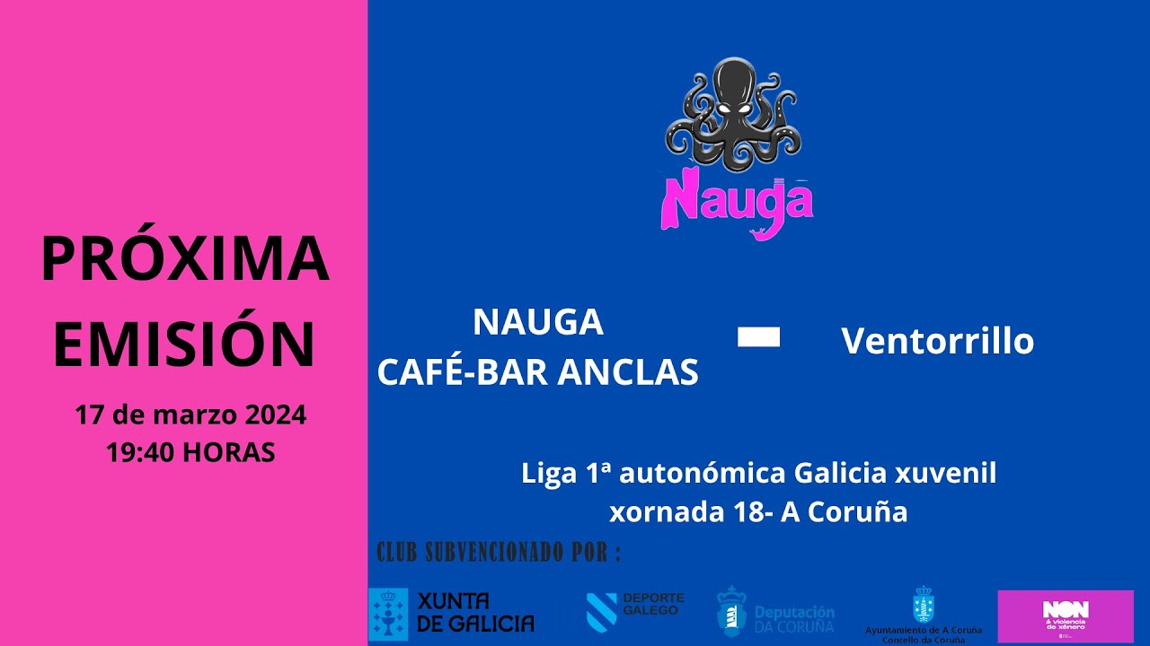 Partido 1ª aut. juvenil Nauga vs Ventorrillo