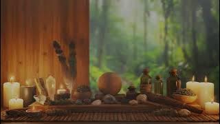 🪶 Sacred Jungle Altar | Native Flute & Forest Soundscape for Deep Healing Meditation