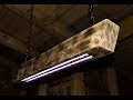 DIY LED Chandelier from Wood Beam RGB LED DIY LED Chandelier from Wood Beam RGB LED