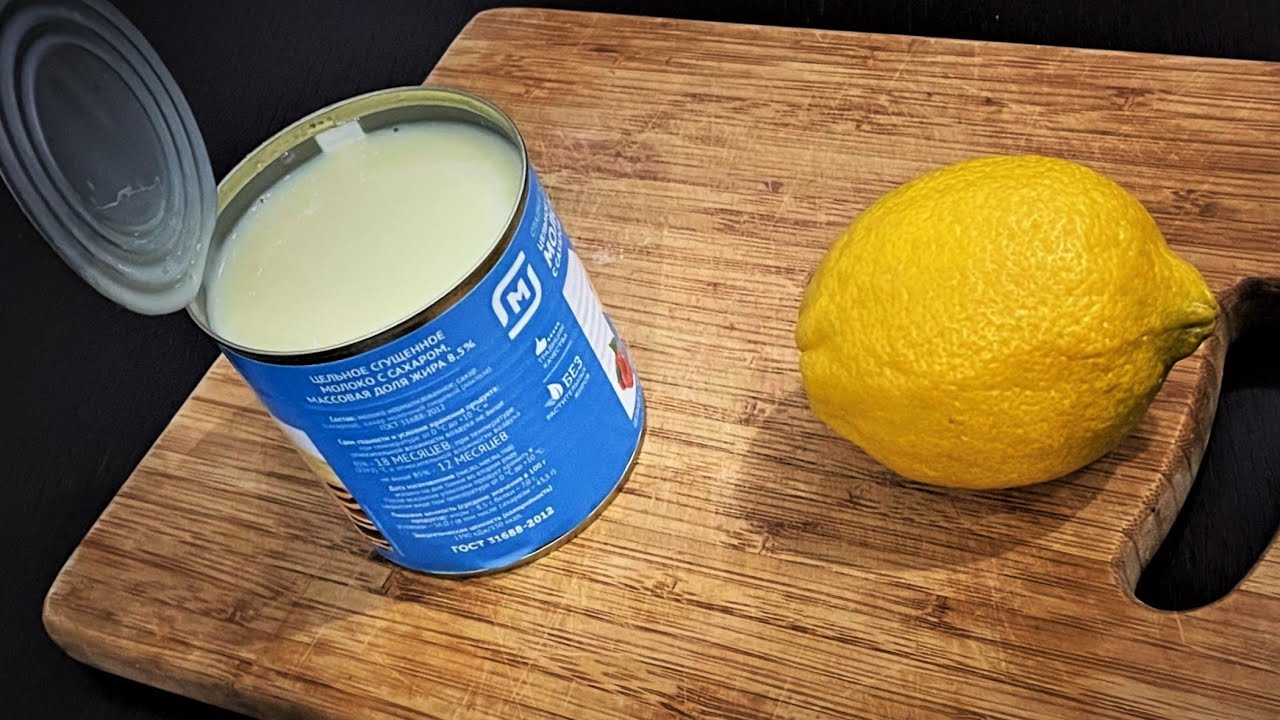 If you have Condensed Milk and Lemon do it! Simple recipe in 5 minutes