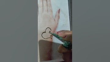 heart ❤️ #mehnd #hennastencilsindia #hennadesign #art #hennatatto easy mehndi #simplemehndi #trend
