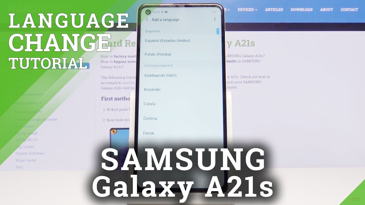 how-to-change-language-on-samsung-galaxy-a21s-language-list-youtube