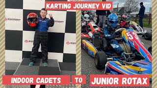 Indoor Cadets to Junior Rotax karting progression video a lot happens in 2 years. #racing #karting