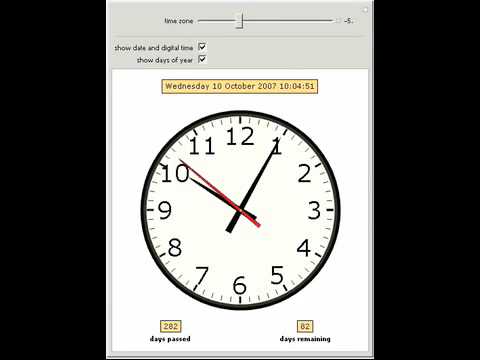 An Automatic Analog/Digital Clock