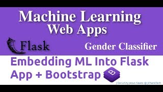 Machine Learning Web App With Flask+Bootstrap (Gender Classifier App)
