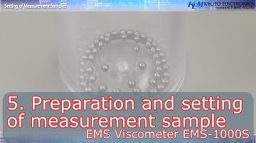 [5 of 16] EMS-1000S Viscometer: Preparation and Settings for sample measurement