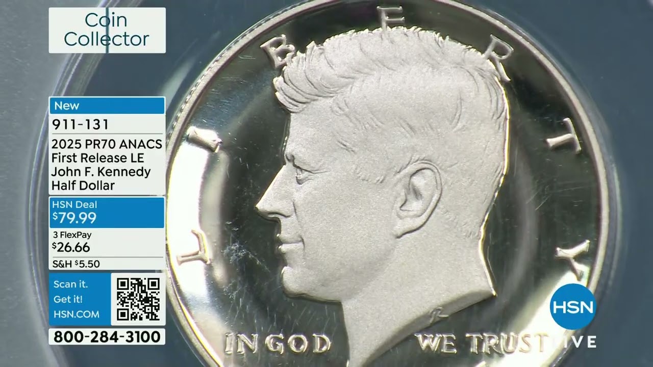 2025 PR70 ANACS First Release LE 1073 John F. Kennedy Ha - YouTube