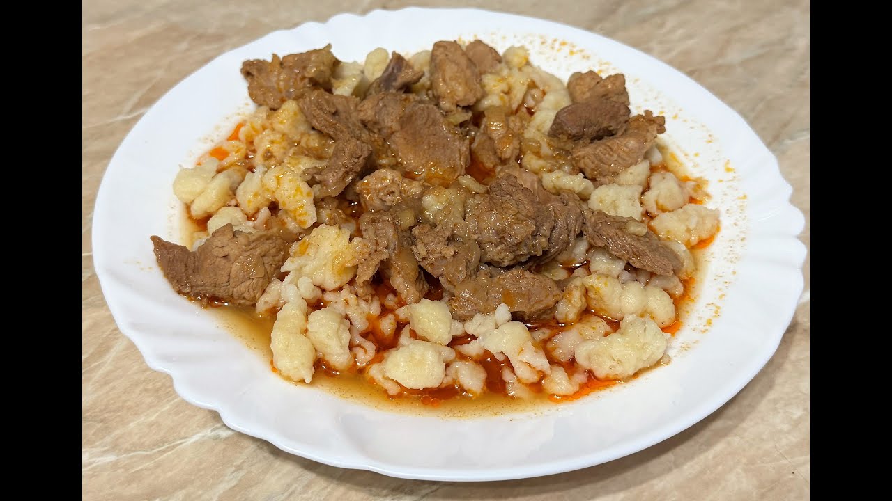 Bravčový perkelt s haluškami