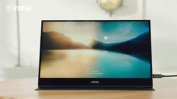 Optix MAG161V Unboxing | 16" Portable Monitor | MSI