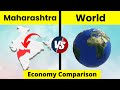 Maharashtra Vs World Economy Comparison in Hindi #Shorts