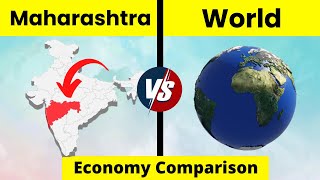 Maharashtra Vs World Economy Comparison in Hindi #Shorts