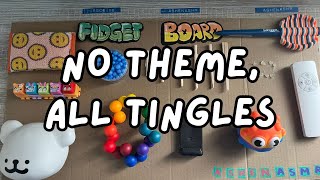 rating my fidget board ASMR no talking