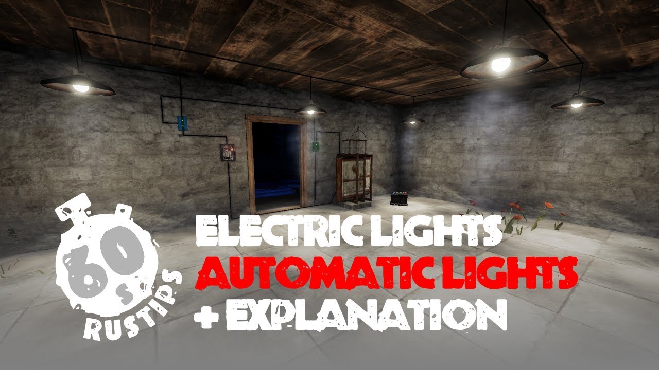 Udvinding læbe Ampere 60 Second Rust Tips | Electric Lights + Automatic Lights - YouTube