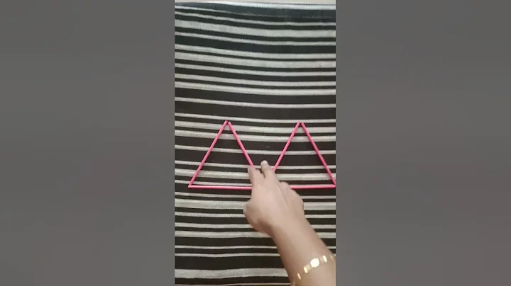 Move 1 stick to make 4 Triangle