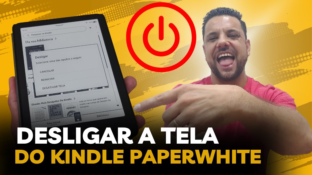 Como DESLIGAR a Tela Do KINDLE Paperwhite SIGNATURE EDITION - YouTube