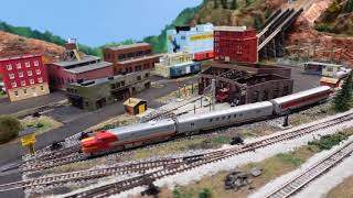 OHIO VALLEY LINES MODEL RAILROAD  HUGE N SCALE LAYOUT