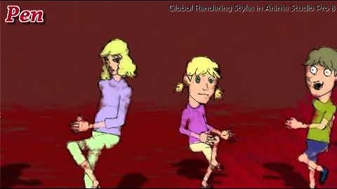 Anime Studio 8: Character Wizard Render Styles