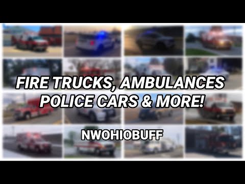 Police Cars, Ambulances, Fire Trucks & More Responding Compilation ...