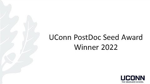 Kristel Schoonderwoerd Seed Award Winner 2022