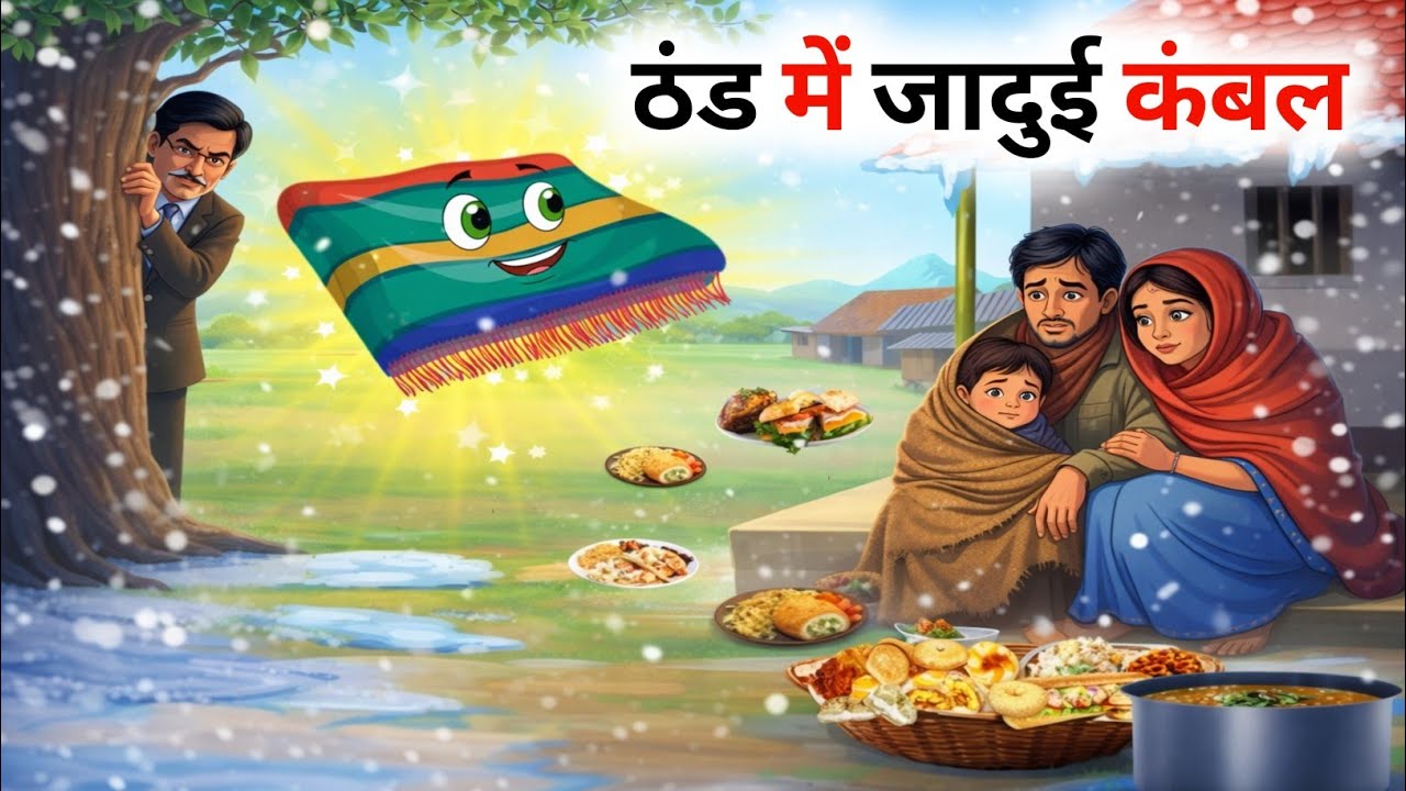 ठंड में जादुई कंबल | Thand Me Jadui Kambal | Moral Stories | Bedtime stories | Thand ki Kahani |