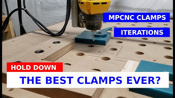 MPCNC clamping system - no screws, glue or double sided sticky!