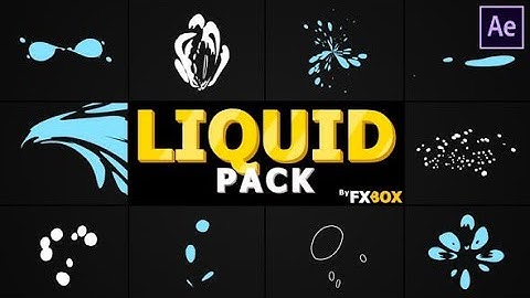Videohive Abstract Liquid Elements After Effects 28043522 Free Download