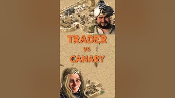 Trader vs Canary | Stronghold Crusader: DE #strongholdcrusader #gameplay #rts #fireflystudios