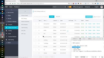 demo for Ali cloud DNS